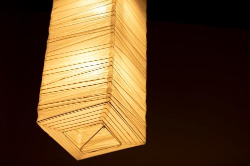 a close up of a wooden neck tie at Higashiyama Hills - Vacation STAY 41300v in Kyoto