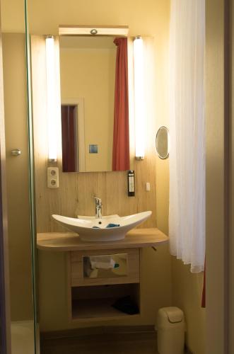 Ένα μπάνιο στο Hotel Villa Elisabeth