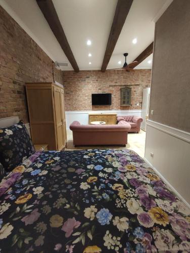 Postel nebo postele na pokoji v ubytování Apartments PSD - Anny Łajming 1D