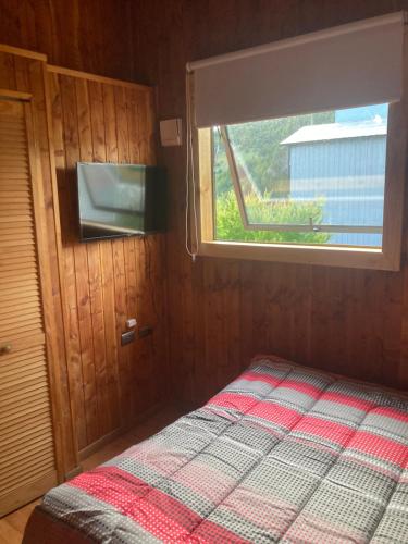 Una cama o camas en una habitación de Tranquilo y a pasos de todo