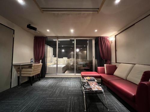 SKY Lmine Takeo LOVEHOTELにあるシーティングエリア
