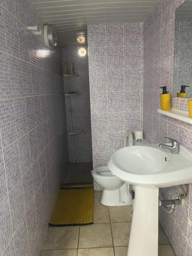 Koupelna v ubytování T2 calme à Remire-Montjoly