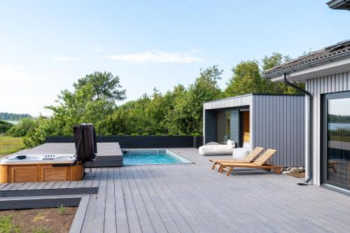 Bazén v ubytování Serenity Villa nebo v jeho okolí