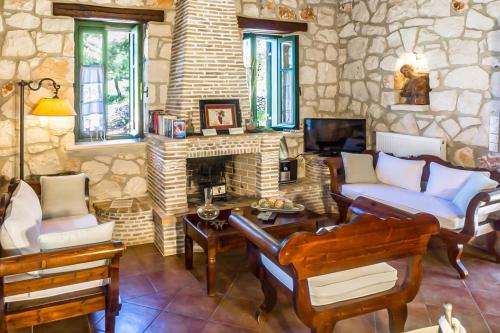 Χώρος καθιστικού στο Villa Lida Aresti by Sealand Villas