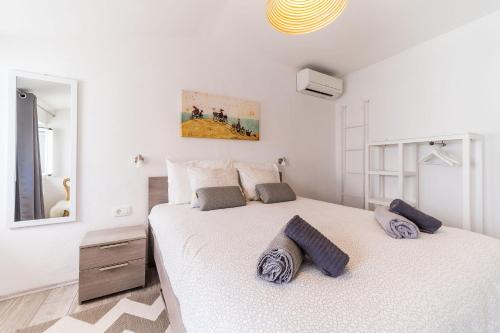 Postel nebo postele na pokoji v ubytování Apartment Mo-Mo
