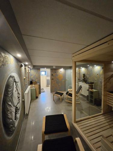 Posezení v ubytování Apartments & wellness Kal Koritnica