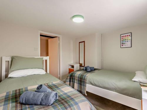 海怡的住宿－2 Bed in Hay-on-Wye 91484，两张床位 - 带两张西德西德西德西德床