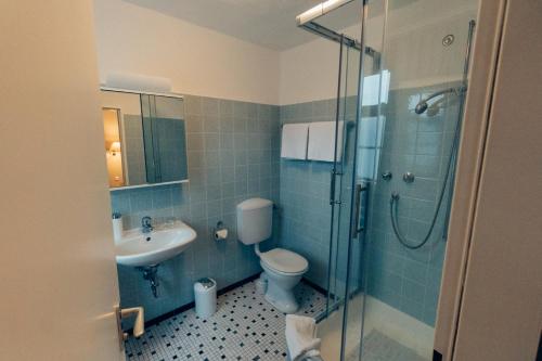 Koupelna v ubytování Gasthof Hotel zur Post