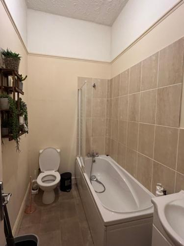A bathroom at Seafront Balcony Apartment