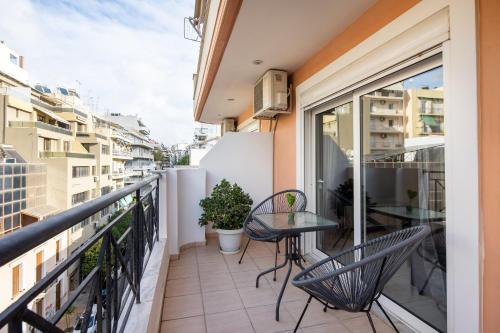 Brand new apartment featuring a large balcony