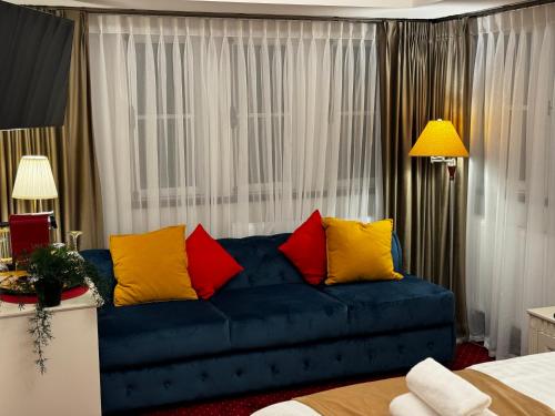 Χώρος καθιστικού στο Vila Șipot - Casa Arhitecților