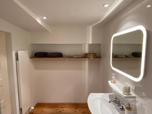 Koupelna v ubytování Understadt 14 guesthouse