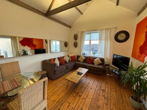 Χώρος καθιστικού στο Longsands Beach Apartment 3 Tynemouth Free Onsite Parking