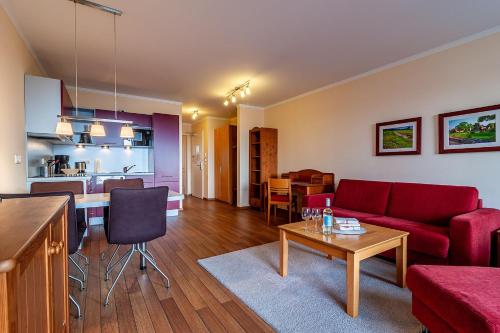 Kuchyň nebo kuchyňský kout v ubytování Hafendomicil Appartement WH07 - Fuchs