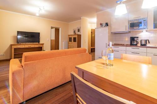 Kuchyň nebo kuchyňský kout v ubytování Hafendomicil Appartement WH02 - Hecht