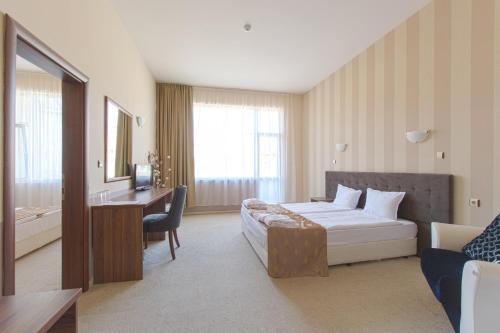 Hotel Monte Cristoにあるベッド