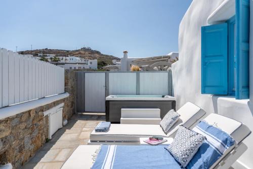 Balcone o terrazza di Luxury Sea House By Blue Waters Mykonos
