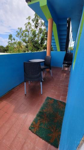 Balkón nebo terasa v ubytování The Vieques Guesthouse
