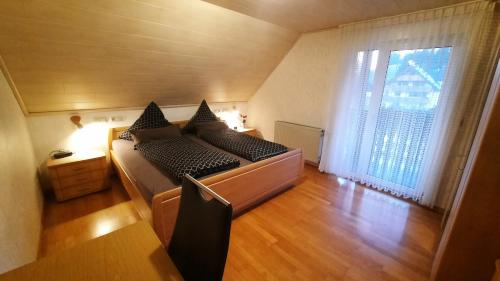 Postel nebo postele na pokoji v ubytování Ferienhof Oberle