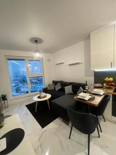 Χώρος καθιστικού στο ST55 Apartament
