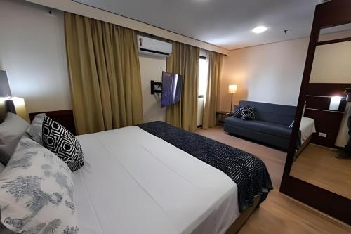 Легло или легла в стая в Flat Hotel Rua Americo Brasiliense 2163 Uh1208
