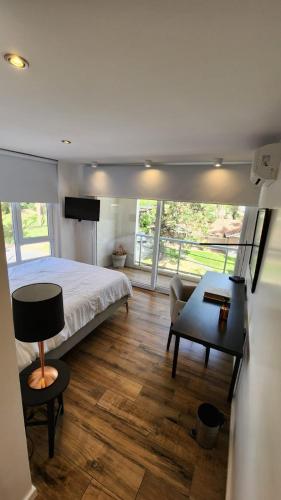 Katil atau katil-katil dalam bilik di SEMIPISO PINAMAR 6 PAX PILE CLIMATIZADA