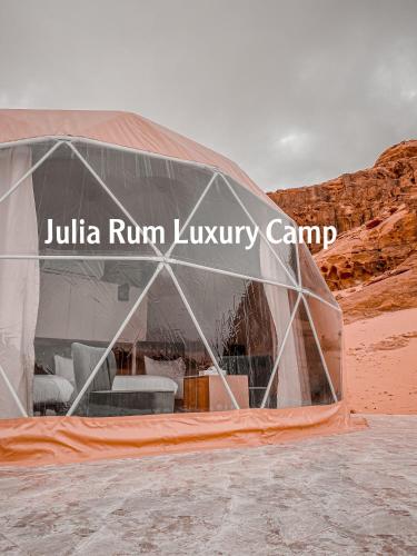 a iguana run luxury camp in the desert at Julia Rum Luxury Camp in Wadi Rum