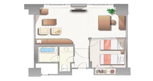 a floor plan of a building at Resol no Mori in Nagara