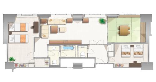 a floor plan of a house at Resol no Mori in Nagara