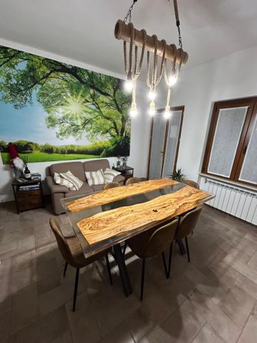 Гостиная зона в B&B Il Fienile