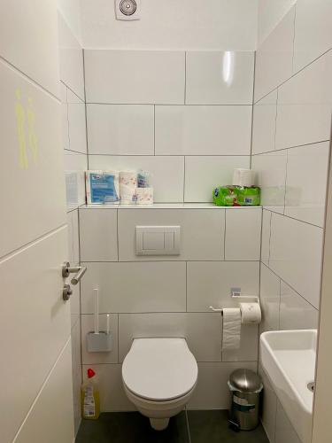 Bilik mandi di Apartment in Zentrum Krefeld