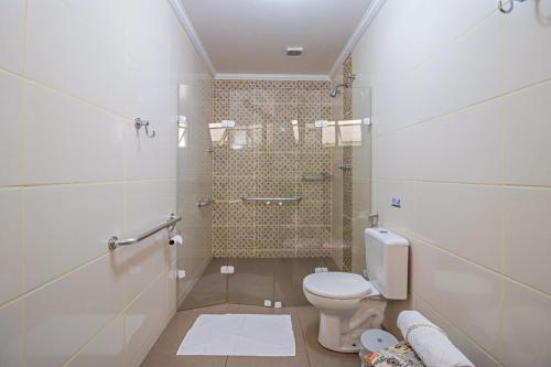 Koupelna v ubytování Hotel Cachoeiras de Brotas