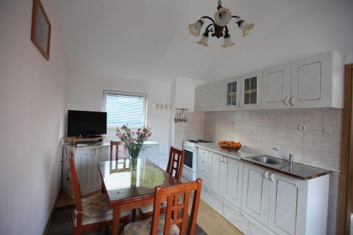 Kuchyň nebo kuchyňský kout v ubytování Apartment Jure