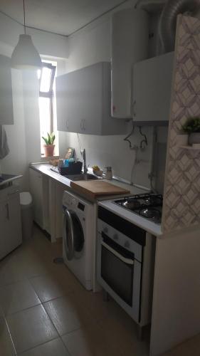 Køkken eller tekøkken på Daloba House