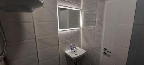 Koupelna v ubytování Studio apartman " 3M "