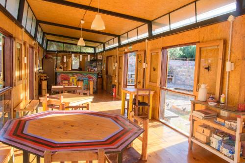 Coin salon dans l'établissement Glamping El Obrador Tilcara