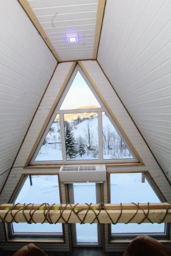 Το Cottage "A-FRAME romantic house" τον χειμώνα