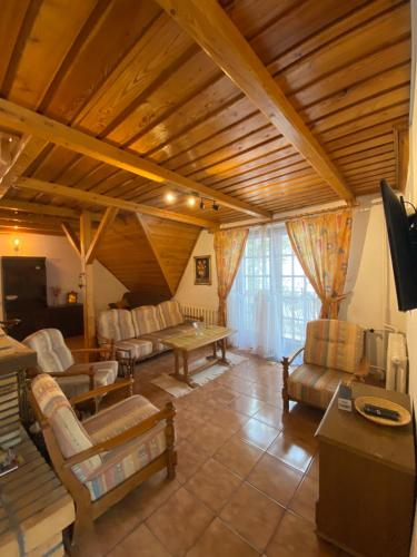 Posezení v ubytování Beskidzka Apartments