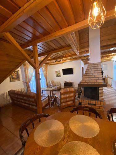 Posezení v ubytování Beskidzka Apartments