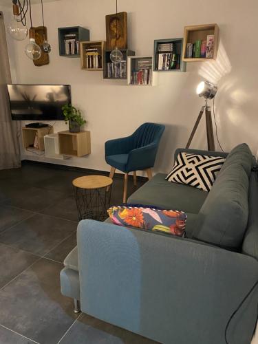 Posezení v ubytování Apartments Bogic