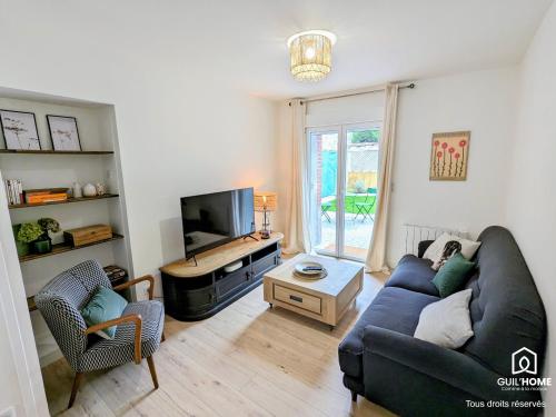 Terrasse végétalisée - Climatisation - Local vélo - Parking gratuit dans la rue