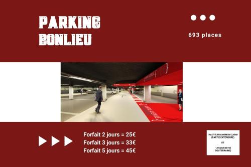 a flyer for a event with a man walking on a red carpet at Mont Blanc - Emplacement n1 au centre d'Annecy in Annecy