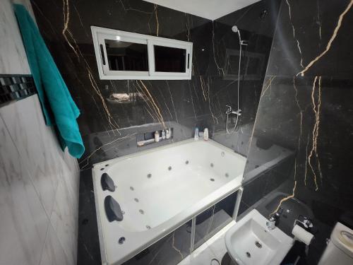 Vannituba majutusasutuses Casas Mi Lugar -pegadas al Río-