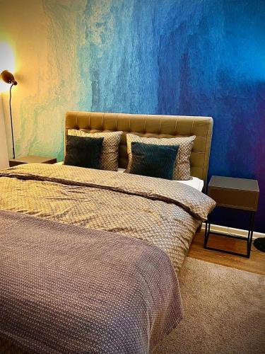 Postel nebo postele na pokoji v ubytování Apartman BRONX Prijedor