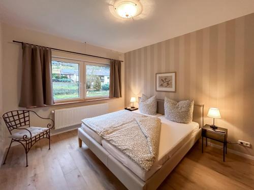 Postel nebo postele na pokoji v ubytování Haus Meerten