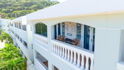 a view of the balcony of a house at Golden Dream Villas 306/A in Isabela