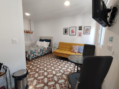 O zonă de relaxare la Apartamento Burgo "Tanoeiros"