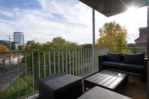 Foto Cozy City Dream Apartment mit Terrasse und Parkplatz - 90m² 6