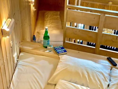 Postel nebo postele na pokoji v ubytování Sarpsborg Apartments - Utne Camping