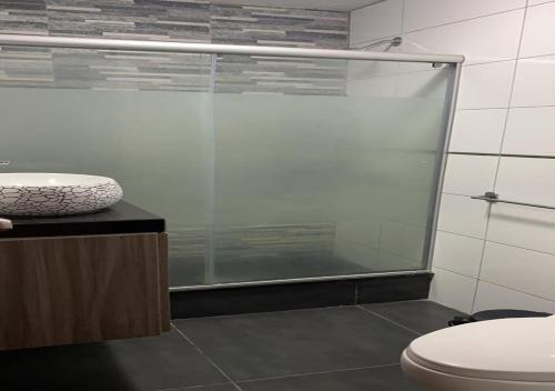 Kupatilo u objektu Miraflores Bliss: Tu Hogar en el Corazón de Perú